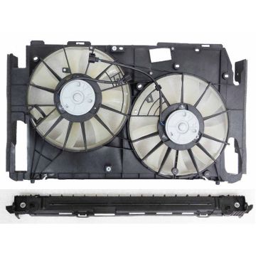Engine Cooling Fan Assembly w/Towing Pkg Motor/Blade/Shroud Assembly Japan Built for Toyota RAV4 2009-2011