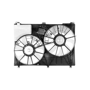 Engine Cooling Fan Assembly w/Towing Pkg Motor/Blade/Shroud/Module Assy for Toyota Highlander 2014-2019