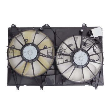 Engine Cooling Fan Assembly w/Towing Pkg Motor/Blade/Shroud/Module Assembly USA Built for Toyota Highlander Base SE Plus 2010-2013
