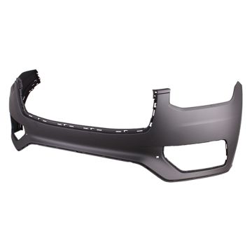 Bumper Cover Front w/Molding Holes Primed CAPA for Volvo XC90 T6 Inscription T8 Inscription 2020