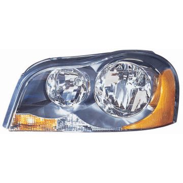 Headlight Assembly Composite Left Halogen CAPA for Volvo XC90 2003-2014