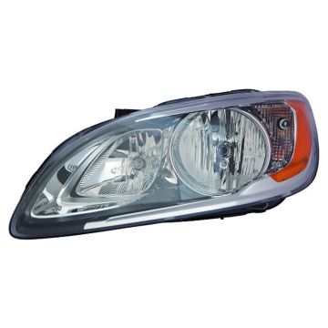 Headlight Assembly Composite Left Halogen for Volvo S60 V60