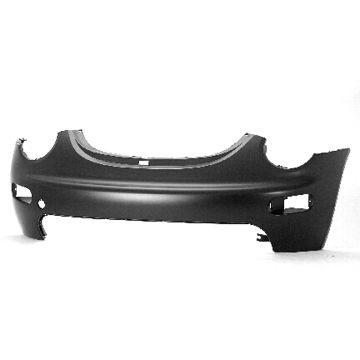 Bumper Cover Front w/o Headlamp Washers Primed CAPA for Volkswagen Beetle 1999-2005