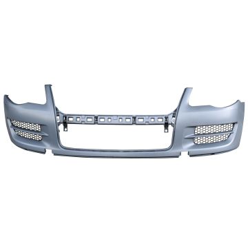 Bumper Cover Front w/o Headlamp Washer w/o Parking Sensors for Volkswagen Touareg 2008-2010