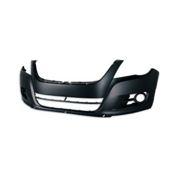 Bumper Cover Front Type 2 w/o Headlamp Washer Primed CAPA for Volkswagen Tiguan 2009-2011
