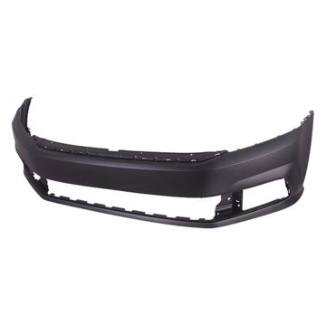 Bumper Cover Front Primed CAPA for Volkswagen Passat S Base Sportline Trendline Highline Comfortline Execline SE SEL SEL Premium Trendline+ V6 GT Wolfsburg Edition SE R-Line 2016-2019