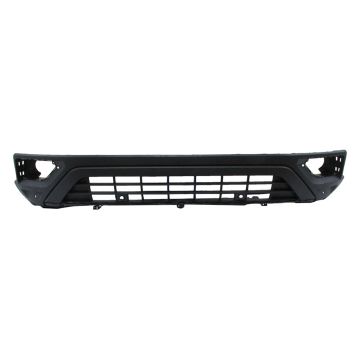 Bumper Cover Front Lower w/o R-LINE w/o Block Heater w/Parking Aid w/o Front View Camera Black CAPA for Volkswagen Atlas S SEL Premium Trendline Highline Comfortline Execline Launch Edition SE SEL 2018-2020