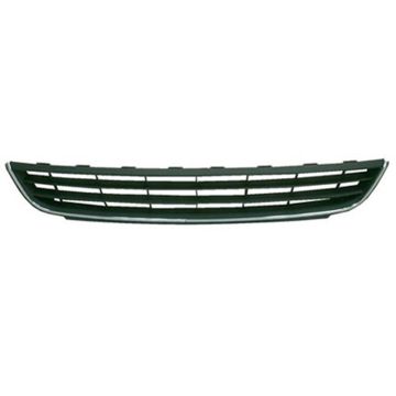 Bumper Cover Grille Front Black/Chrome for Volkswagen Jetta 2011-2014