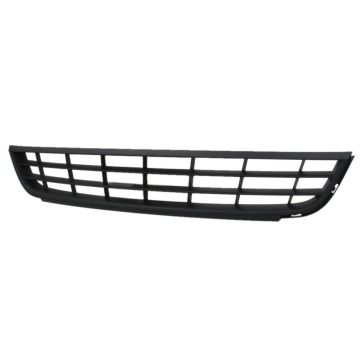 Bumper Cover Grille Front Black CAPA for Volkswagen Jetta 2011-2014