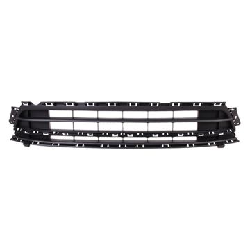 Bumper Cover Grille Front w/o Parking Assist CAPA for Volkswagen Jetta 2015-2018