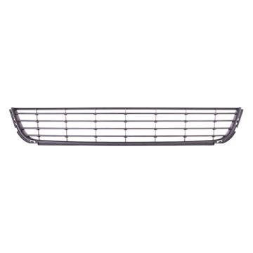 Bumper Cover Grille Front Black for Volkswagen Golf Jetta