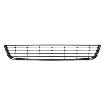 Bumper Cover Grille Front Black CAPA for Volkswagen Golf Jetta