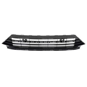 Bumper Cover Grille Front for Volkswagen Tiguan SEL R-Line SEL Premium R-Line SE R-Line Black 2019-2021