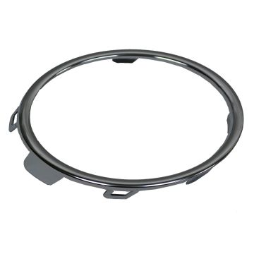 Bumper Insert Front Left Fog Lamp Ring Bezel w/Fog Lamps Chrome for Volkswagen Golf Tiguan Tiguan Limited