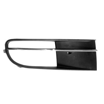 Bumper Insert Front Right Fog Lamp Bezel Assembly w/Fog Lamps Chrome/Black for Volkswagen Beetle 2012-2016