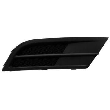 Bumper Insert Front Right Outer Grille w/o Fog Lamps CAPA for Volkswagen Jetta Sedan 2015-2018
