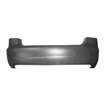 Bumper Cover Rear w/o Molding Groove Primed CAPA for Volkswagen Passat 2012-2015