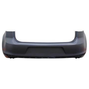 Bumper Cover Rear w/o Parallel Park Assist Primed for Volkswagen Golf 2015-2017