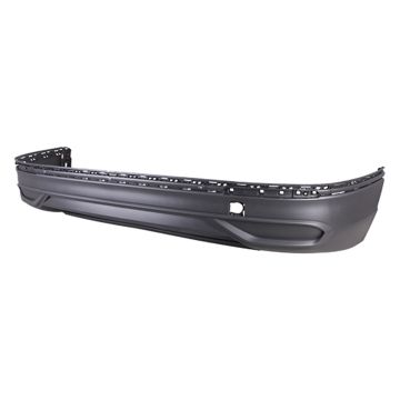 Bumper Cover Rear Lower Satin Black CAPA for Volkswagen Tiguan S Trendline Comfortline SE Trendline Plus 2022-2024