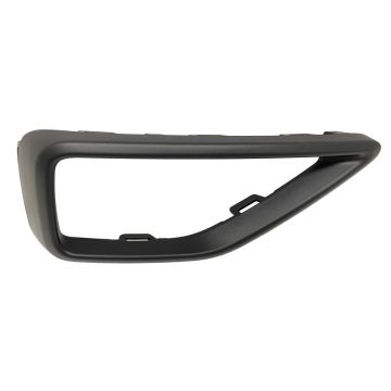 Bumper Cover Molding Rear Left Exhaust Bezel Textured Black for Volkswagen Taos 2022-2024