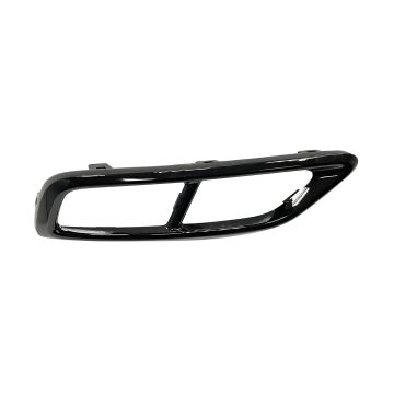 Bumper Cover Molding Rear Left Tailpipe Trim for Volkswagen Tiguan SE R-Line Black Comfortline R-Line Black 2022-2024
