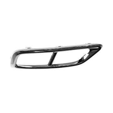 Bumper Cover Molding Rear Left Tailpipe Trim Chrome for Volkswagen Tiguan SEL R-Line Highline R-Line 2022-2024