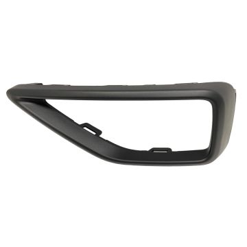 Bumper Cover Molding Rear Right Exhaust Bezel Textured Black for Volkswagen Taos 2022-2024