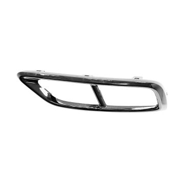 Bumper Cover Molding Rear Right Tailpipe Trim Chrome for Volkswagen Tiguan SEL R-Line Highline R-Line 2022-2024