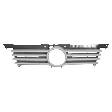 Grille Assembly Type 4 Includes Grille & Frame Primed Gray for Volkswagen Jetta Sedan 1999-2003