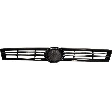 Grille Assembly Black/Chrome for Volkswagen Jetta Sedan 2011-2014