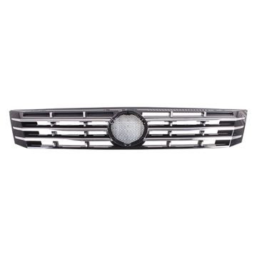 Grille Assembly w/4 Vertical Chrome Moldings CAPA for Volkswagen Passat 2012-2015