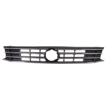 Grille Assembly w/Collision Warning Halogen Headlamps w/Black & Chrome Molding for Volkswagen Passat 2016-2019