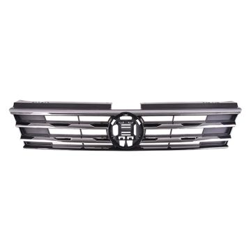 Grille Assembly w/Collision Warning CAPA for Volkswagen Tiguan 2018-2021