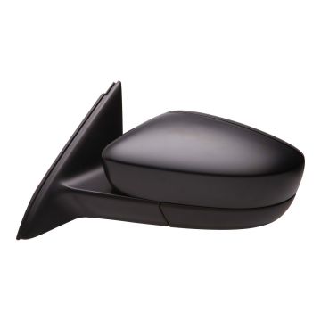 Door Mirror Assembly Left Manual Remote w/Cover Textured Black for Volkswagen Jetta 2011-2015