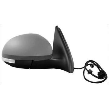 Door Mirror Assembly Right Power Heated w/Memory w/Auto Back Hold From 12-08 for Volkswagen Tiguan 2009-2018