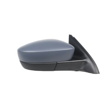 Door Mirror Assembly Right Power Heated w/o Signal Lamp w/o Lane Change Assist w/Cover for Volkswagen Jetta 2011-2018