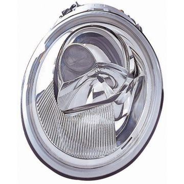 Headlight Assembly Composite Left Halogen CAPA for Volkswagen Beetle 1998-2005