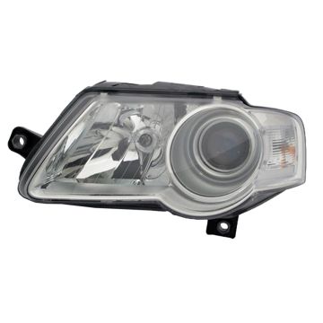 Headlight Assembly Composite Left Halogen Hella Brand for Volkswagen Passat 2006-2010