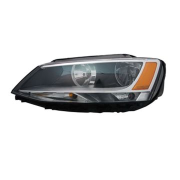 Headlight Assembly Composite Left for Volkswagen Jetta Sedan 2011-2016