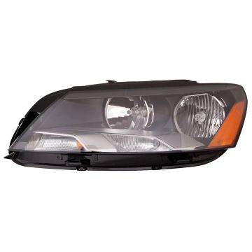 Headlight Assembly Composite Left Halogen From 2-21-11 CAPA for Volkswagen Passat 2012-2015