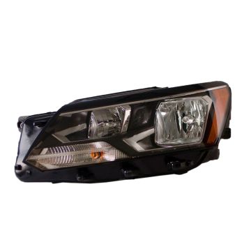 Headlight Assembly Composite Left Halogen for Volkswagen Passat 2016-2018