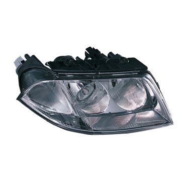 Headlight Assembly Composite Right Late Design Halogen CAPA for Volkswagen Passat 2001-2005