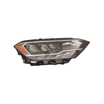 Headlight Assembly Composite Right Composite Type w/o Black Edged Lens CAPA for Volkswagen Jetta 2019-2023