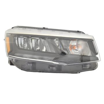 Headlight Assembly Composite Right w/o Adaptive Headlamps CAPA for Volkswagen Taos 2022-2024