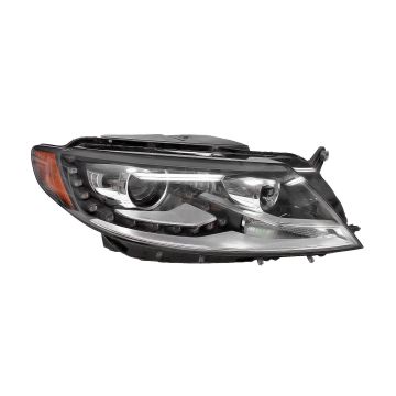 Headlight Lens Housing Right Xenon w/LED Headlamps for Volkswagen CC 2013-2017