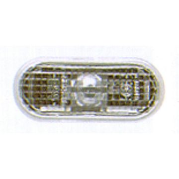 Side Repeater Light Lens & Housing Fender Mounted Type 4 White Left or Right for Volkswagen Golf Jetta Passat