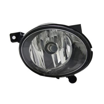 Fog Light Assembly Left w/o Lens Shield CAPA for Volkswagen Tiguan 2012-2017