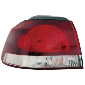 Tail Light Assembly Left Outer w/o Rear Fog Lamp w/o LED Lamps Hella Brand Lens/Housing Only for Volkswagen Golf GTI
