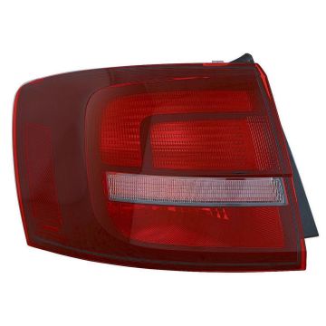 Tail Light Assembly Left Outer w/o LED w/Rear Fog Lamp for Volkswagen Jetta Sedan 2011-2018