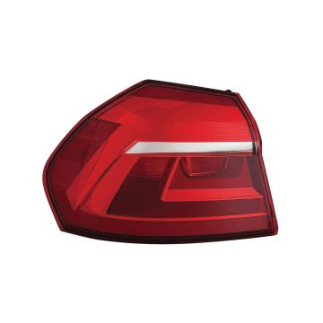 Tail Light Assembly Left Outer Bulb Type To 7-3-16 CAPA for Volkswagen Passat 2016-2017